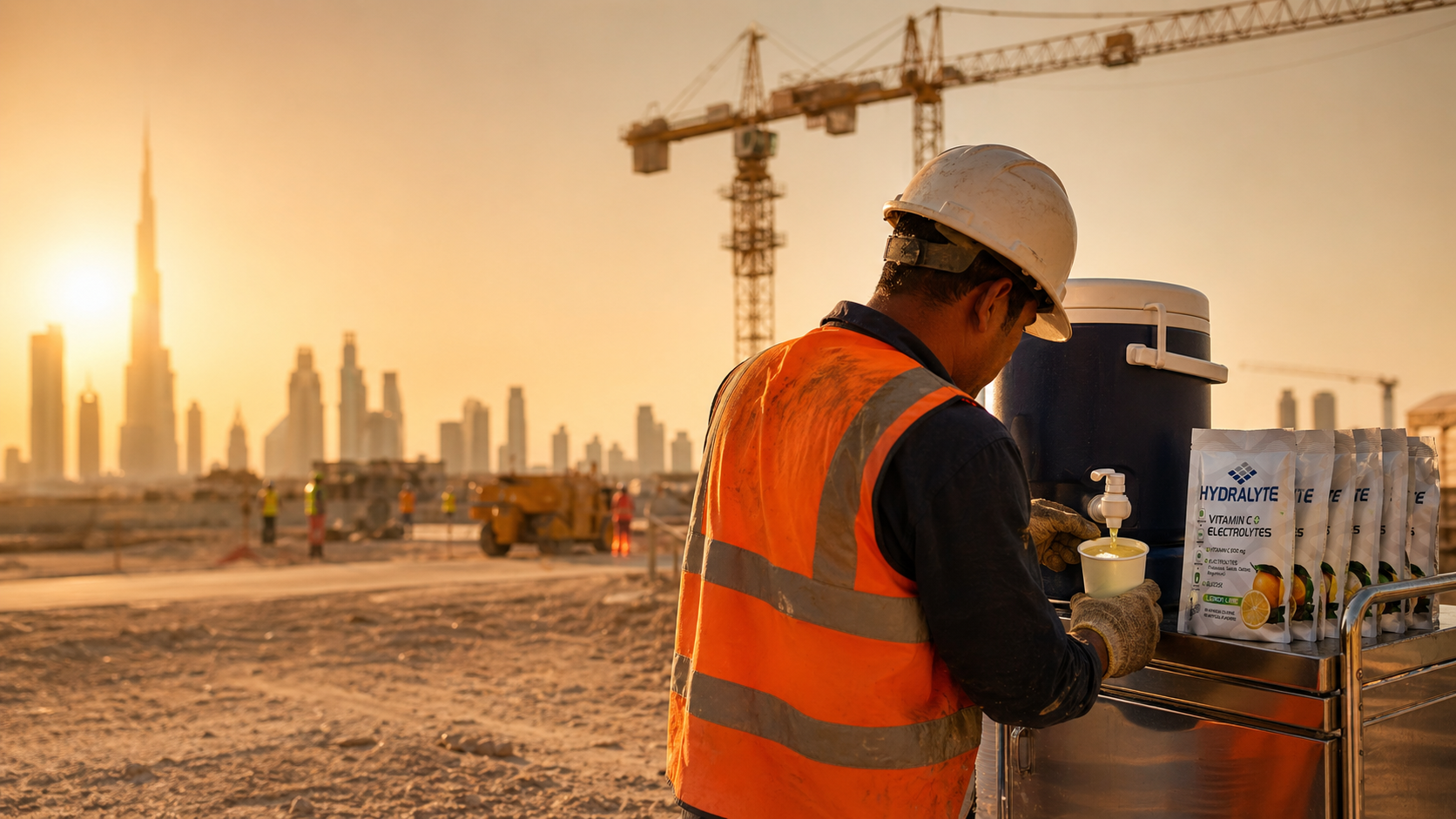 Hydralyte for construction