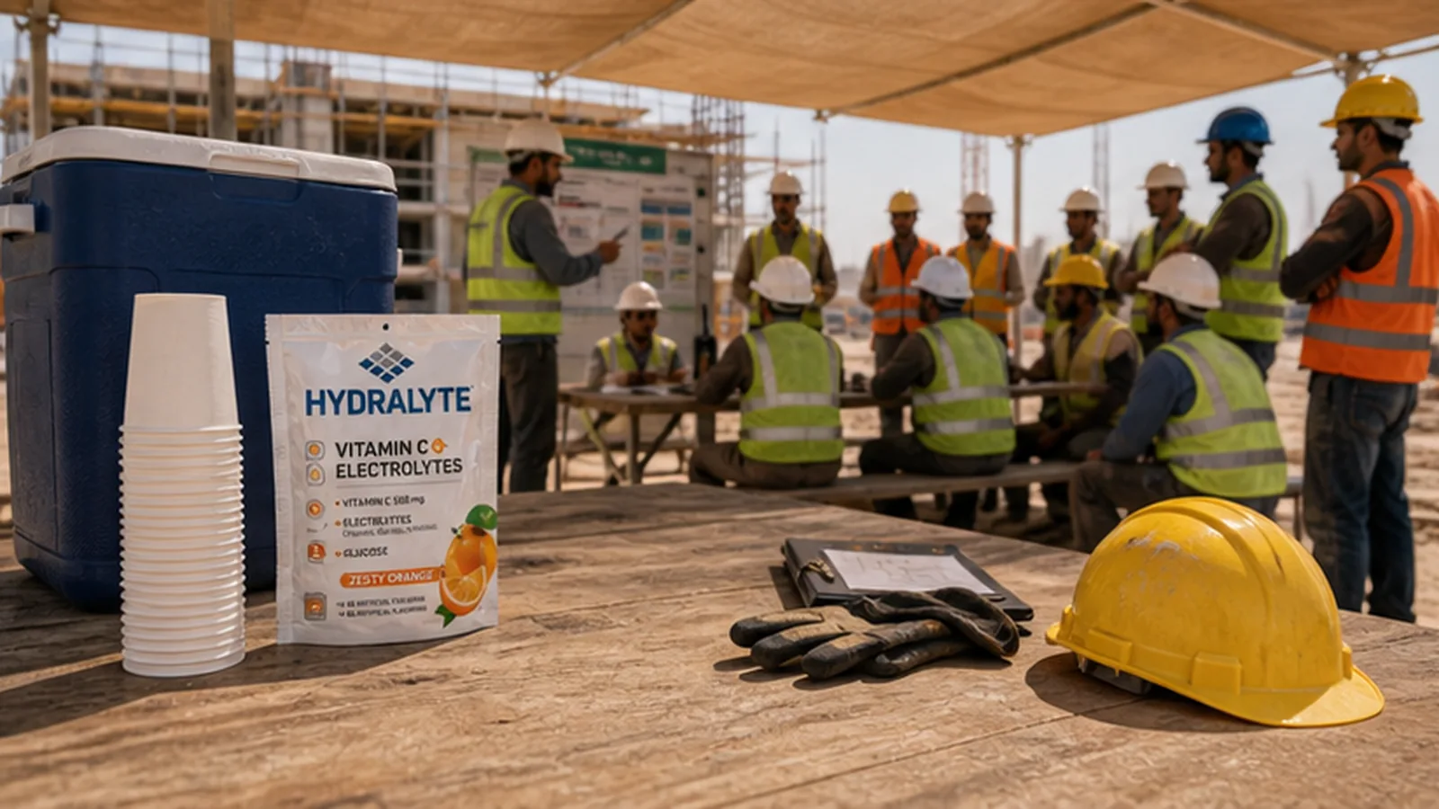 Hydralyte HSE manager operational guide welfare station scene
