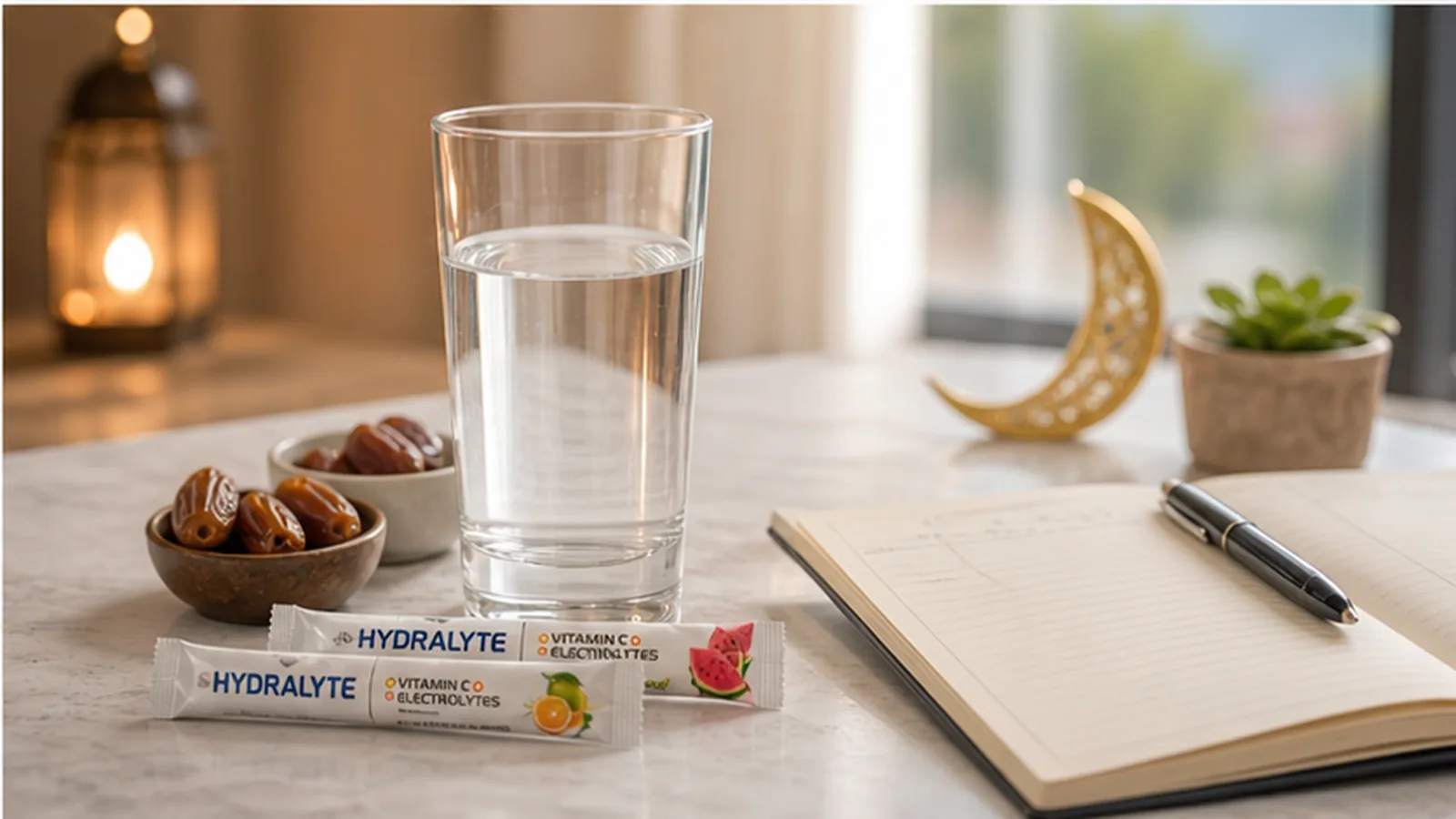 Ramadan Hydration Planning for Long Fasting Days in the UAE - Hydralyte Hydralyte format image