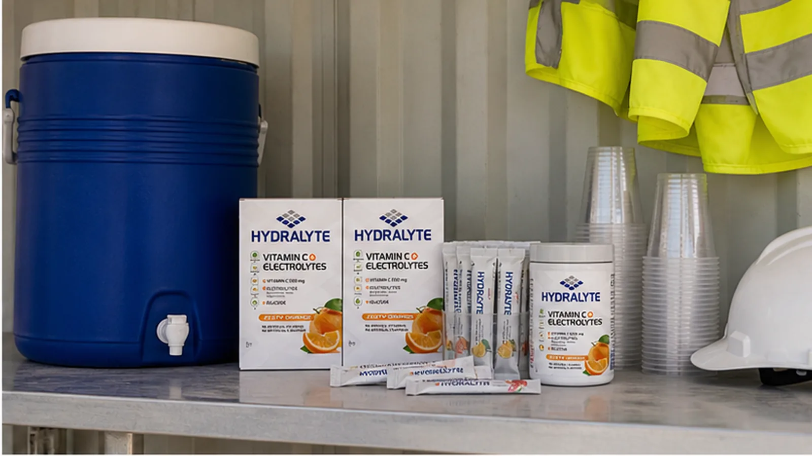 How to Build an Outdoor Worker Hydration Station for UAE Summer - Hydralyte product planning image