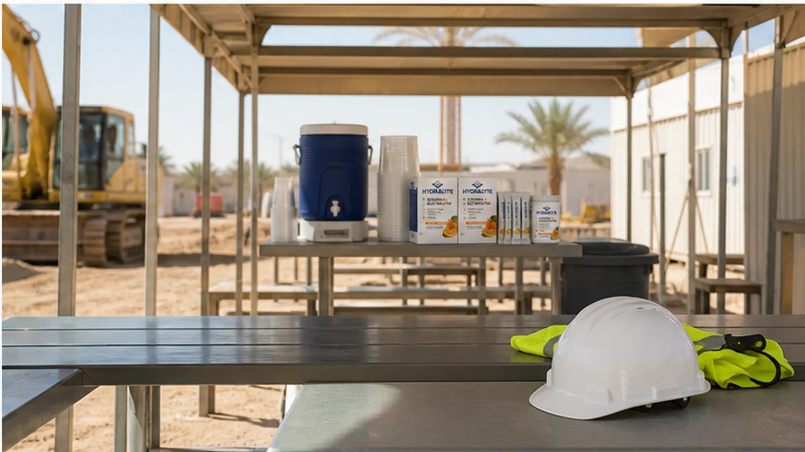 How to Build an Outdoor Worker Hydration Station for UAE Summer - Hydralyte Hydralyte format image