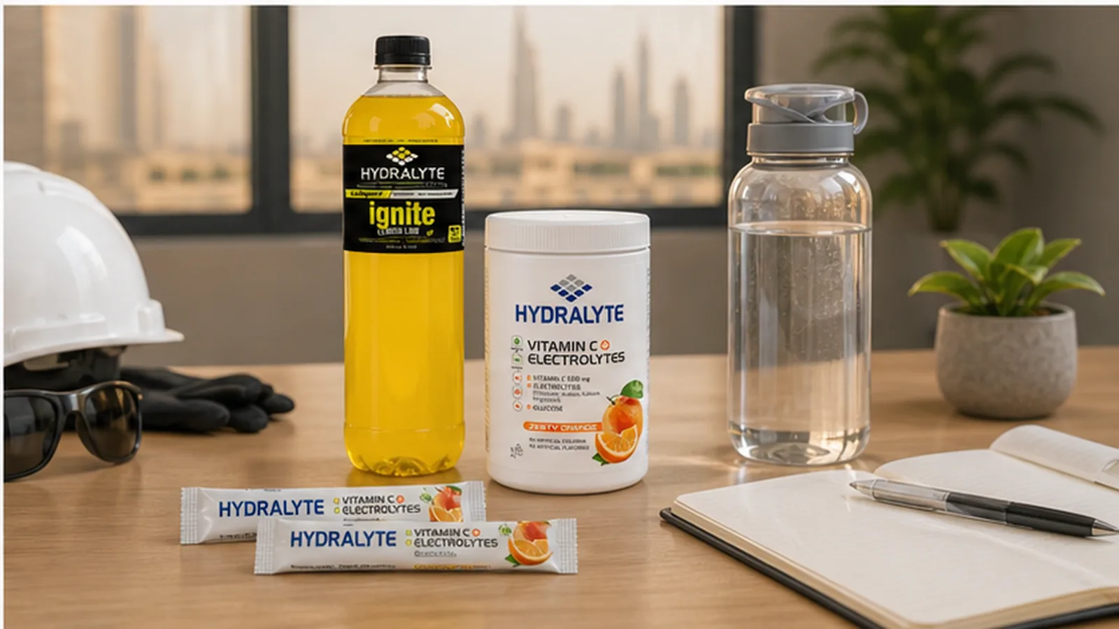 Electrolytes vs Plain Water in UAE Heat: A Practical Guide - Hydralyte Hydralyte format image