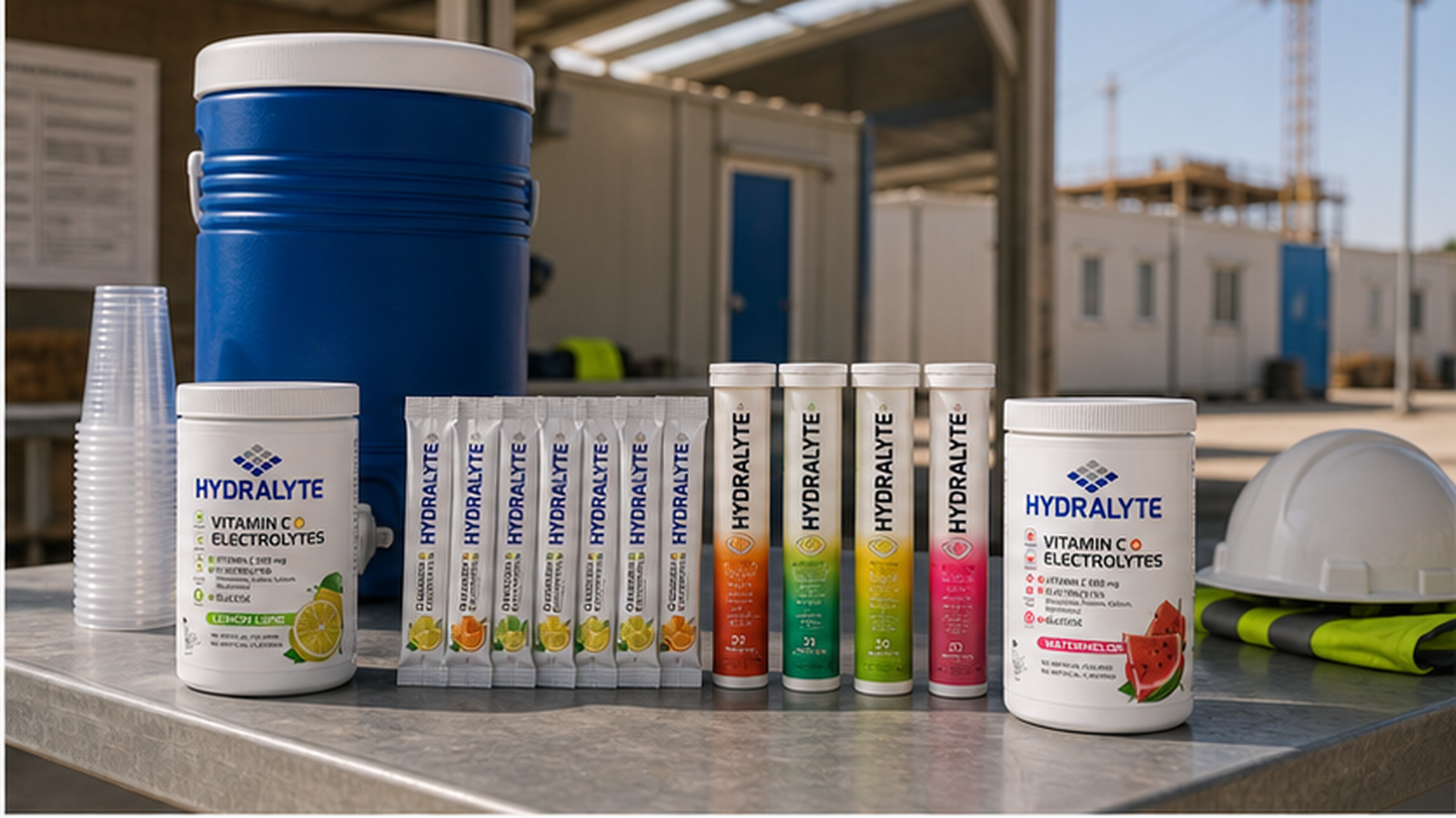 Hydralyte 2026 product reference for heat acclimatisation UAE workers