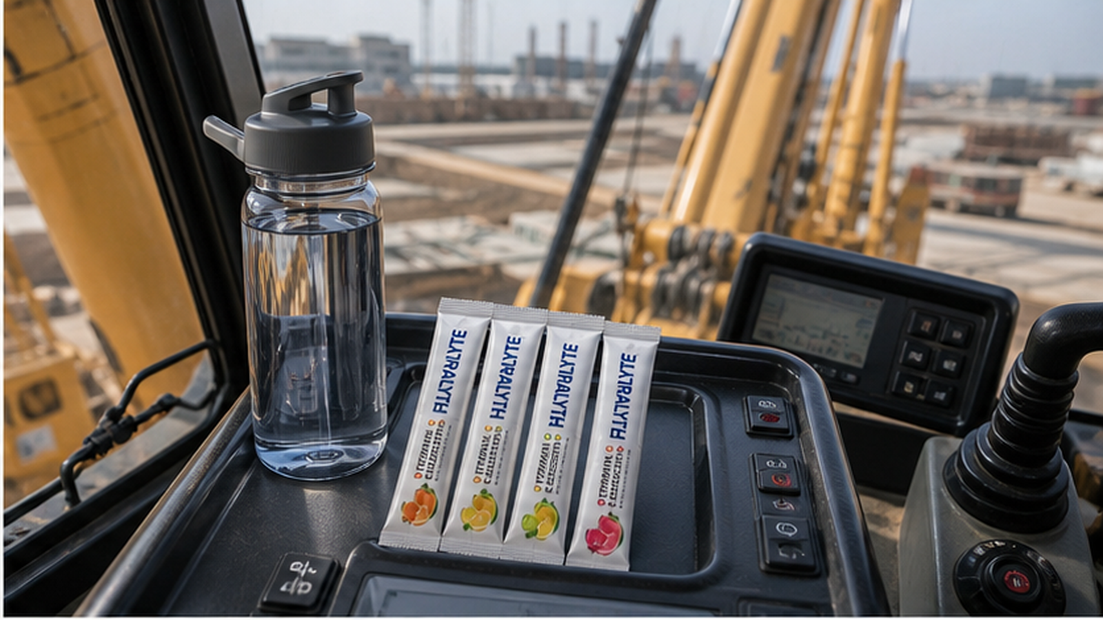 Hydralyte 2026 product reference for crane operator heat stress UAE