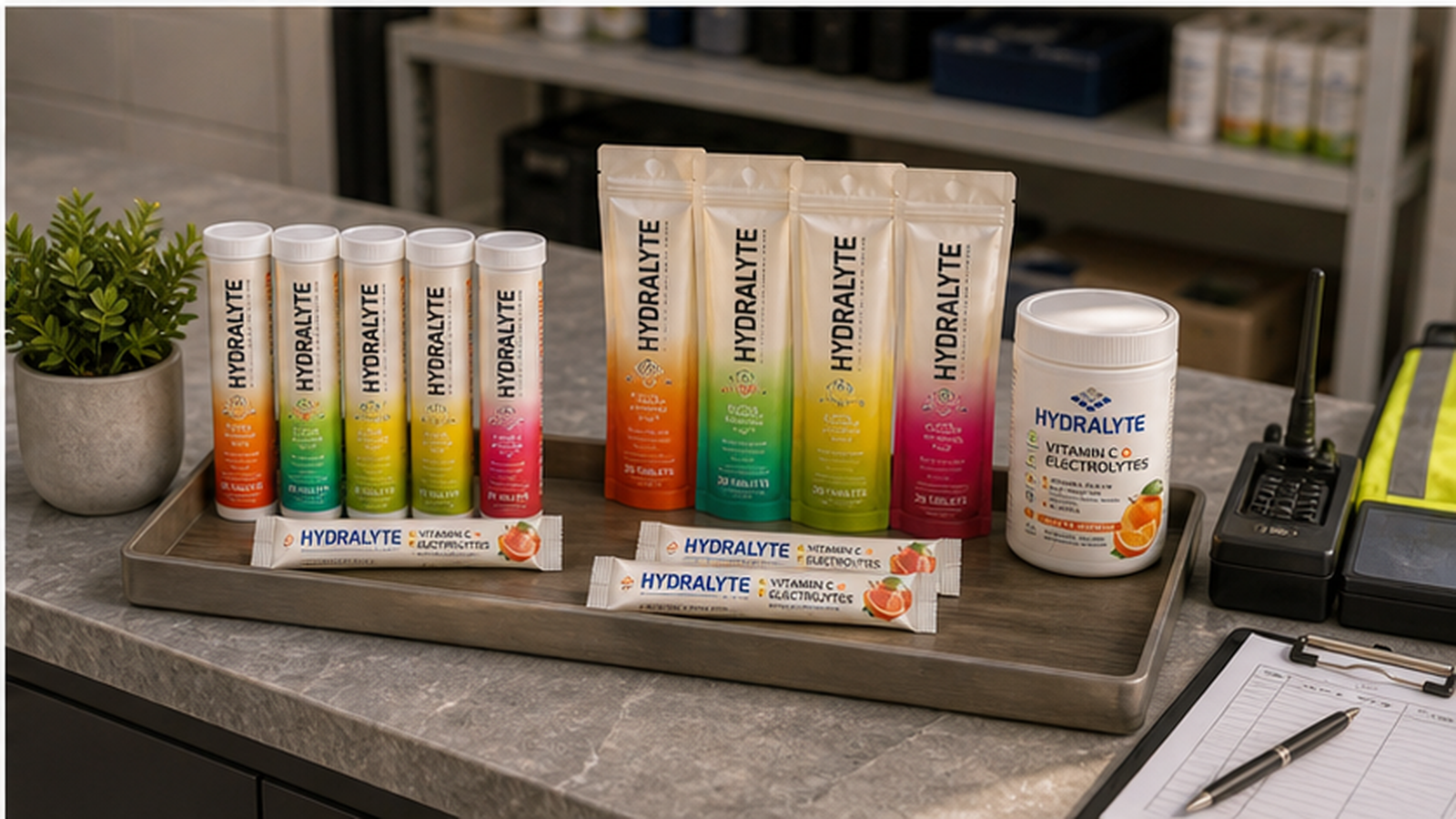 Hydralyte 2026 product reference for security guard hydration UAE