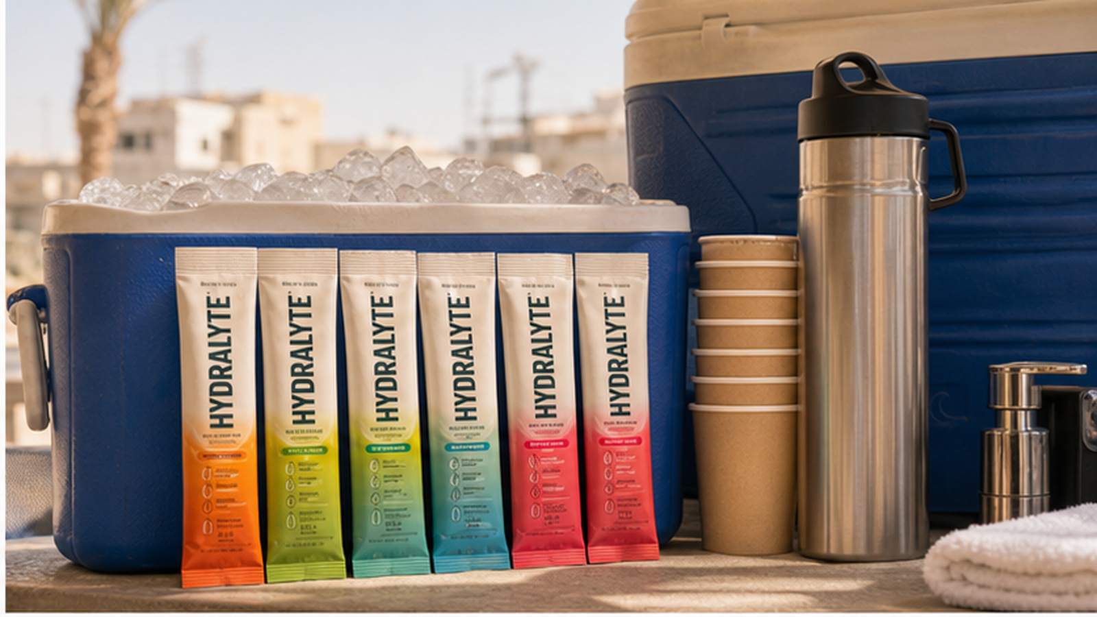 Hydralyte 2026 product reference for welfare station hydration UAE