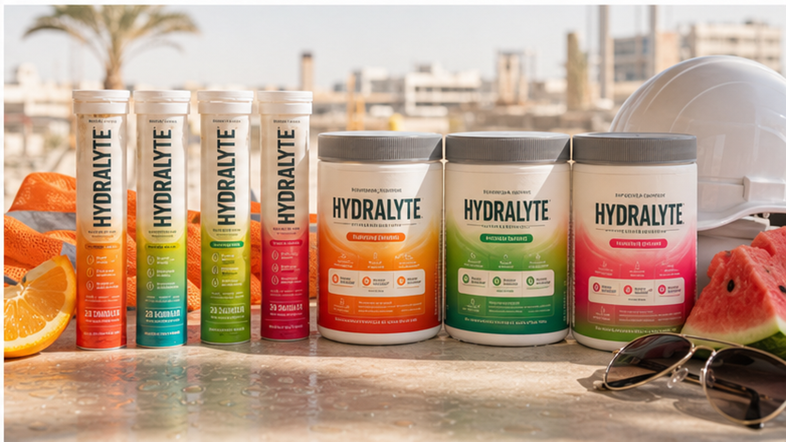 Hydralyte 2026 product reference for welfare station hydration UAE