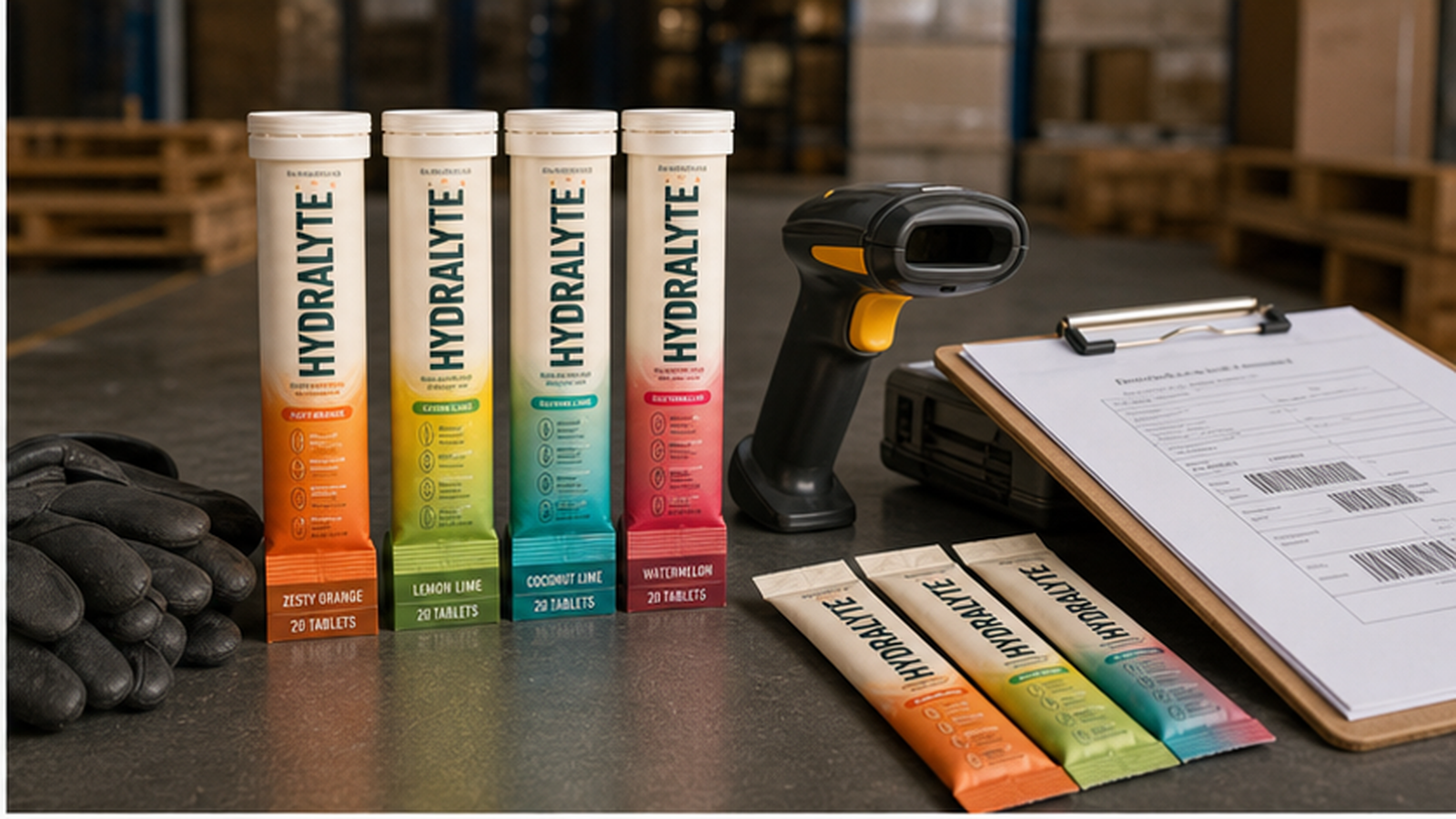 Hydralyte 2026 product reference for loading dock heat stress UAE