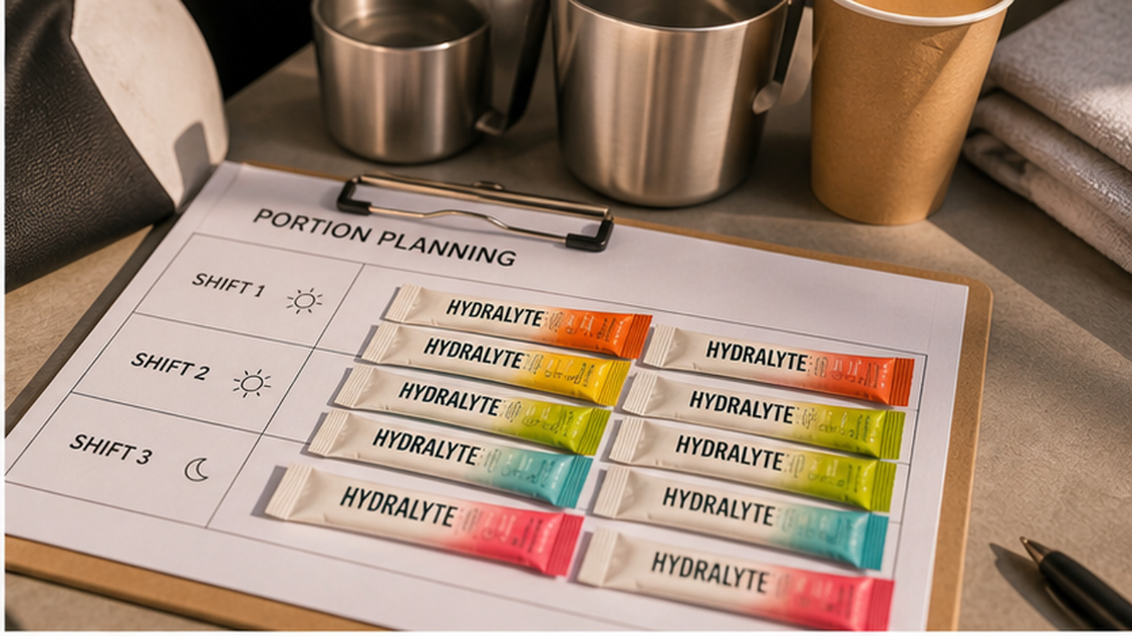 Hydralyte 2026 product reference for electrolyte cost per worker UAE