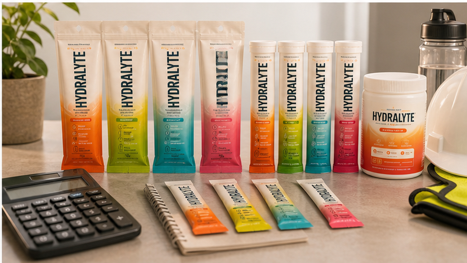 Hydralyte 2026 product reference for electrolyte cost per worker UAE