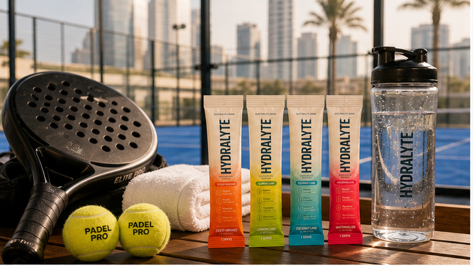 Padel Hydration in Dubai: What to Drink Before and Between Games with Hydralyte 2026 stick watermelon single