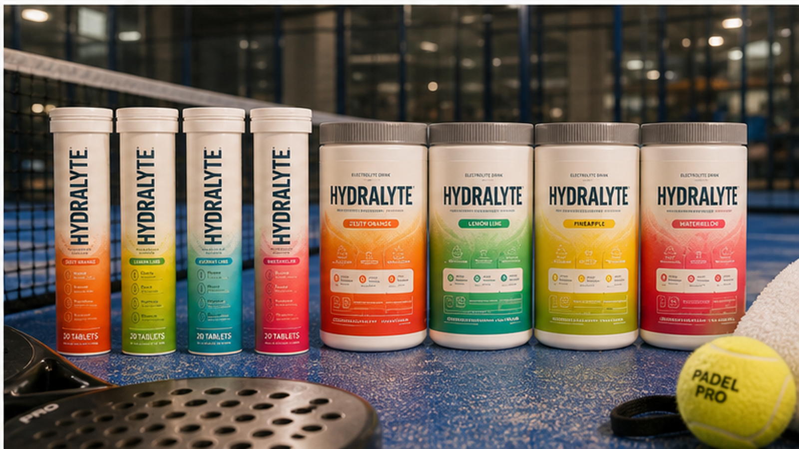 Hydralyte 2026 product reference for padel hydration UAE