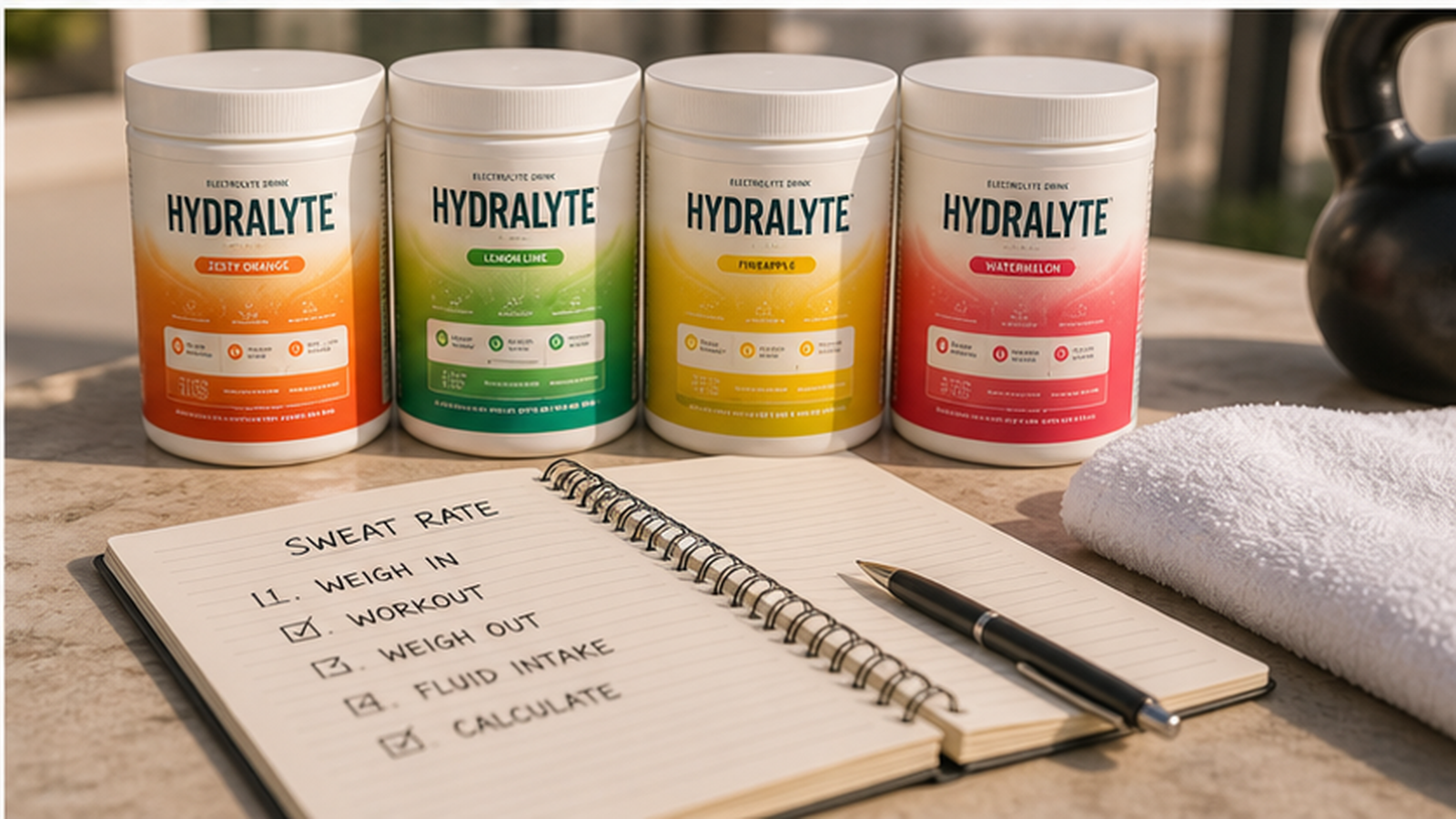 Hydralyte 2026 product reference for sweat rate calculator UAE