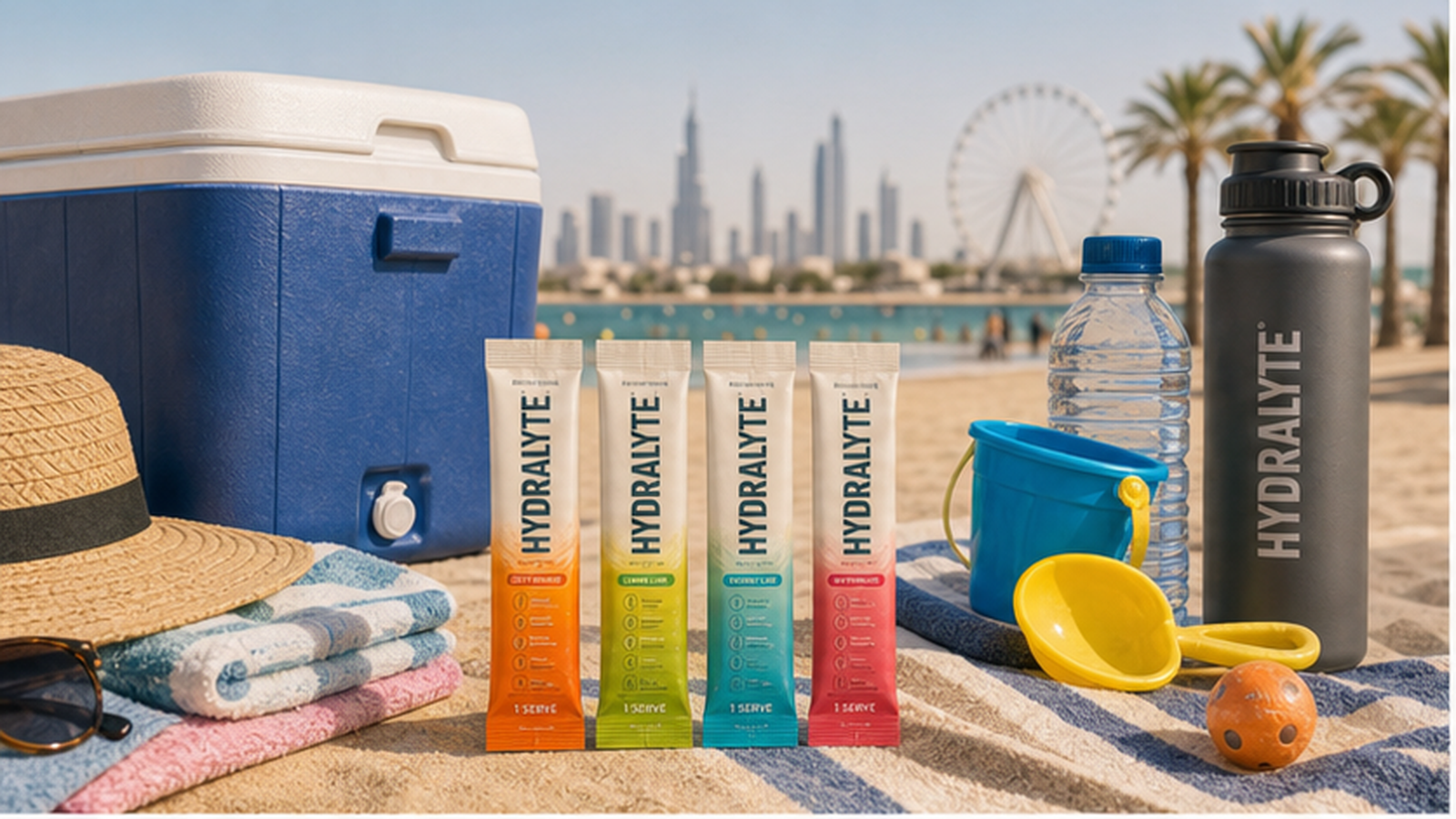 Hydration for Active Families: Beach Days, Parks and Weekend Sports in the UAE with Hydralyte 2026 campaign premium hydration four flavours