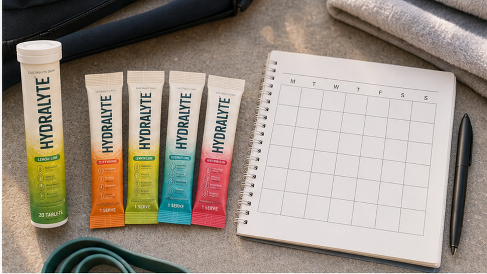 Hydralyte 2026 product reference for Dubai Fitness Challenge hydration