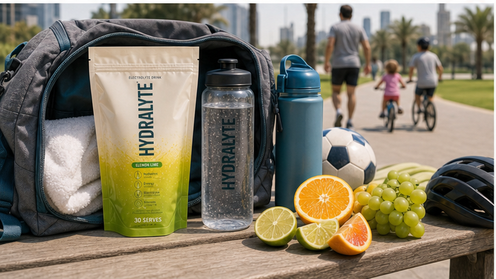 Hydralyte 2026 product reference for Dubai Fitness Challenge hydration