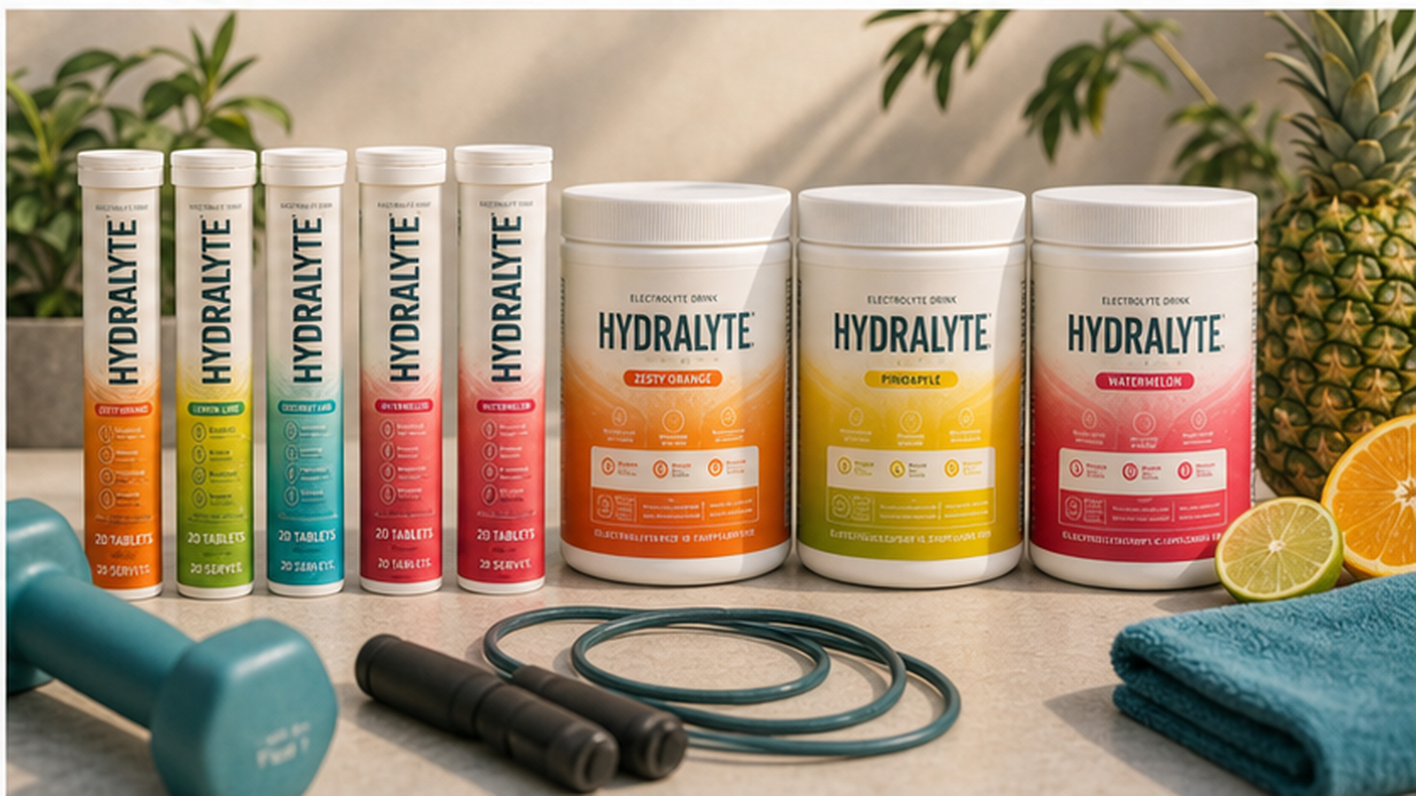 Hydralyte 2026 product reference for Dubai Fitness Challenge hydration