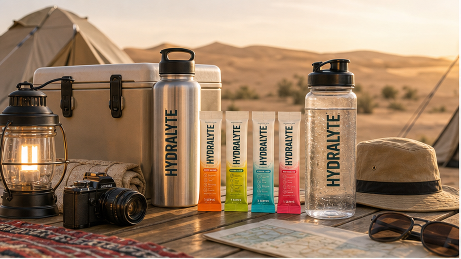 Desert Camping Hydration: What to Pack for Kids and Adults with Hydralyte 2026 sticks range four flavours