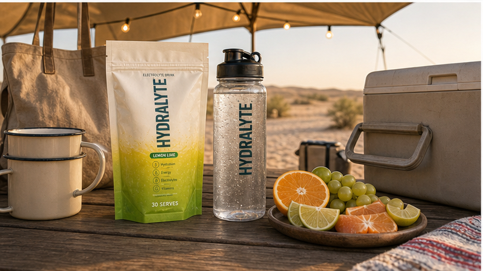 Hydralyte 2026 product reference for desert camping hydration UAE