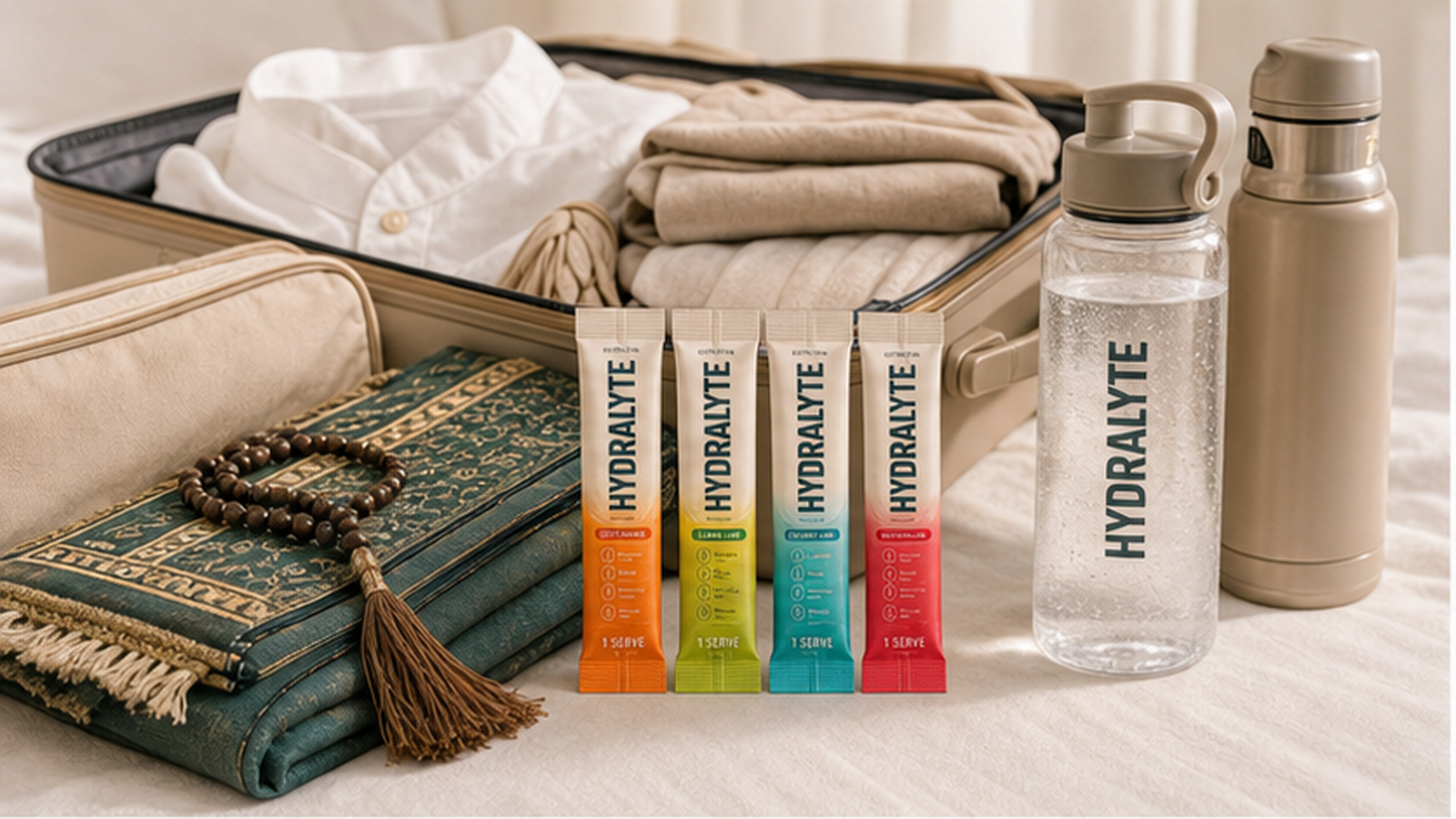 Umrah Hydration Guide for UAE Families Travelling With Children with Hydralyte 2026 stick lemon lime single