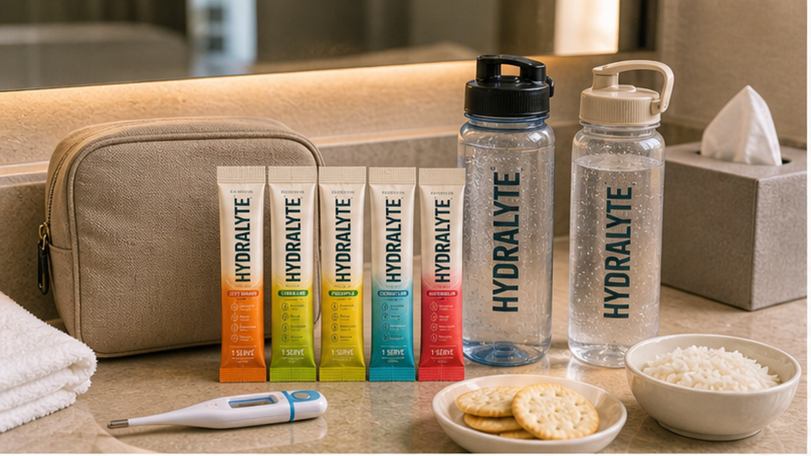 Travel Tummy Bugs: When Families Need ORS or Electrolytes with Hydralyte 2026 stick lemon lime single
