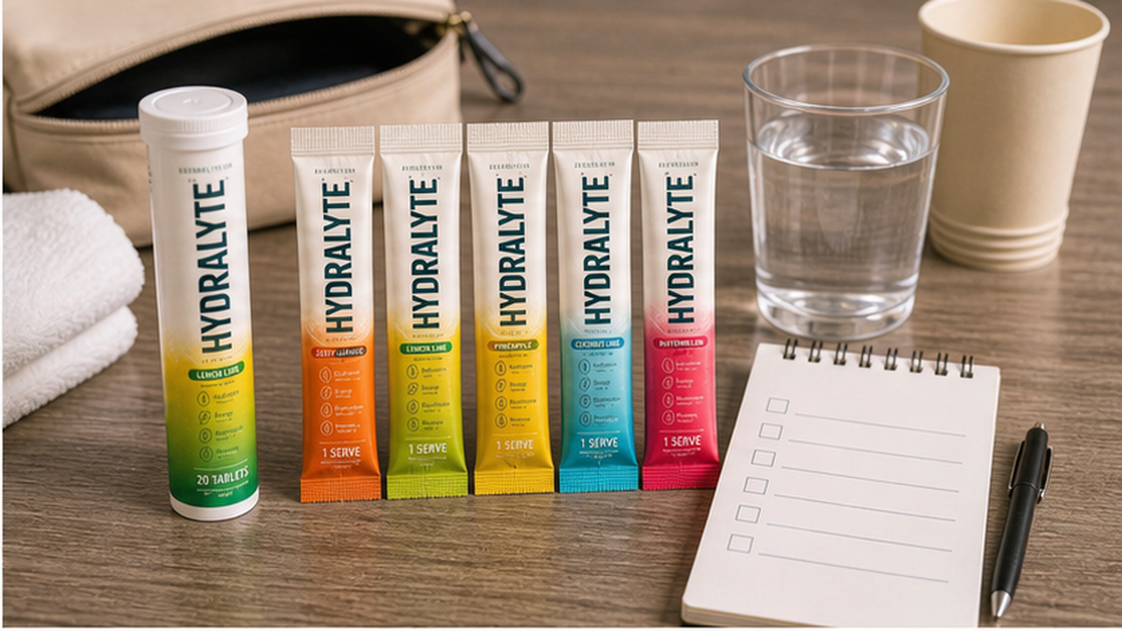 Hydralyte 2026 product reference for oral rehydration solution travel kids