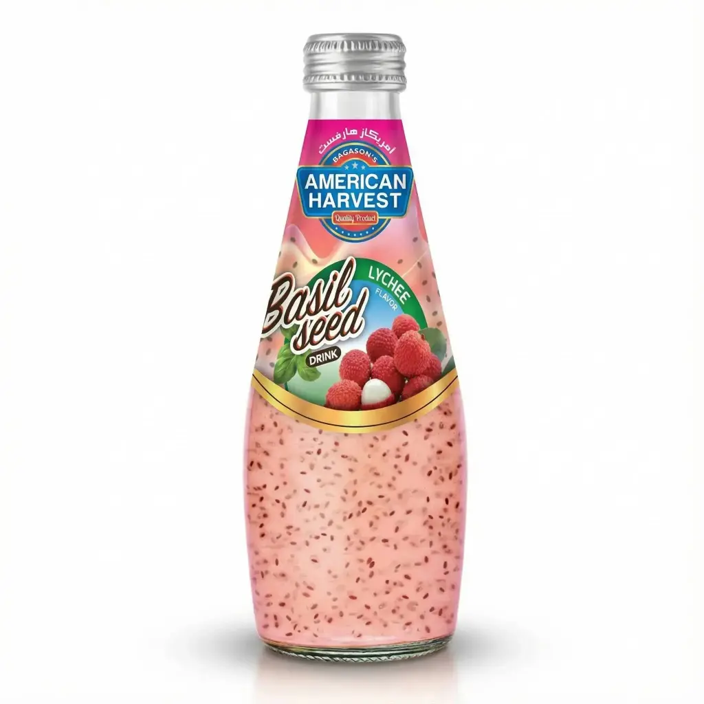 AH Basil Seed Drink Lychee (24x290ml)