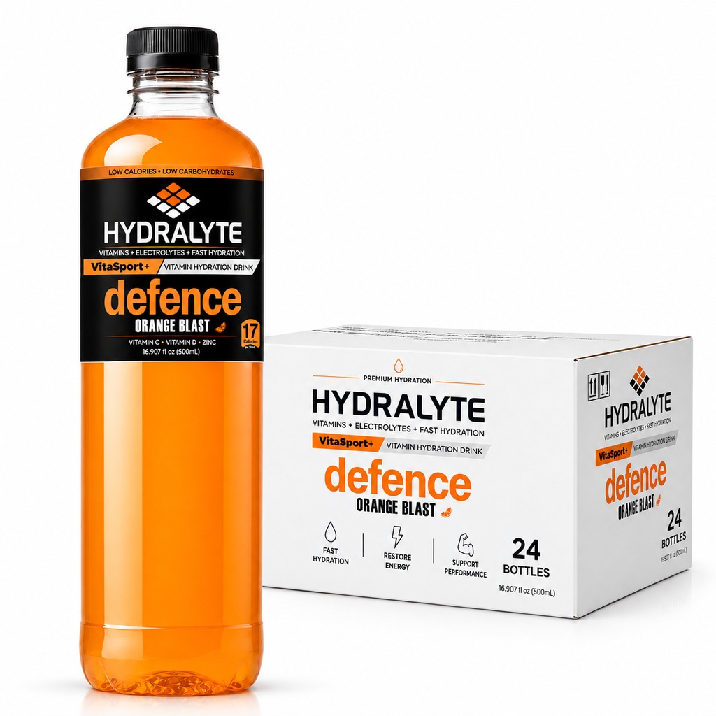 Hydralyte VitaSport+ Orange Hydration Drink (24x500ml)