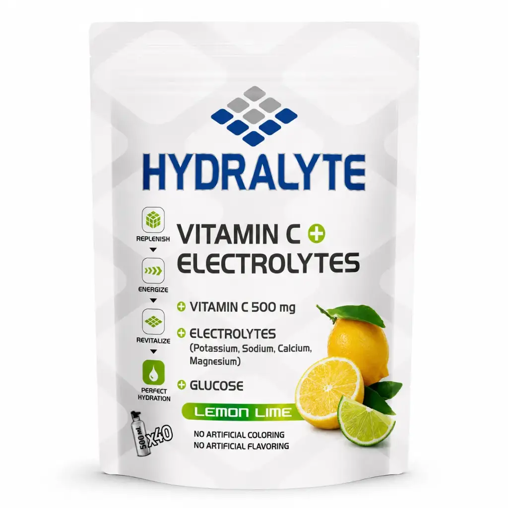 Hydralyte Electrolyte Powder Lemon Flavour (10 X 800 GMS)