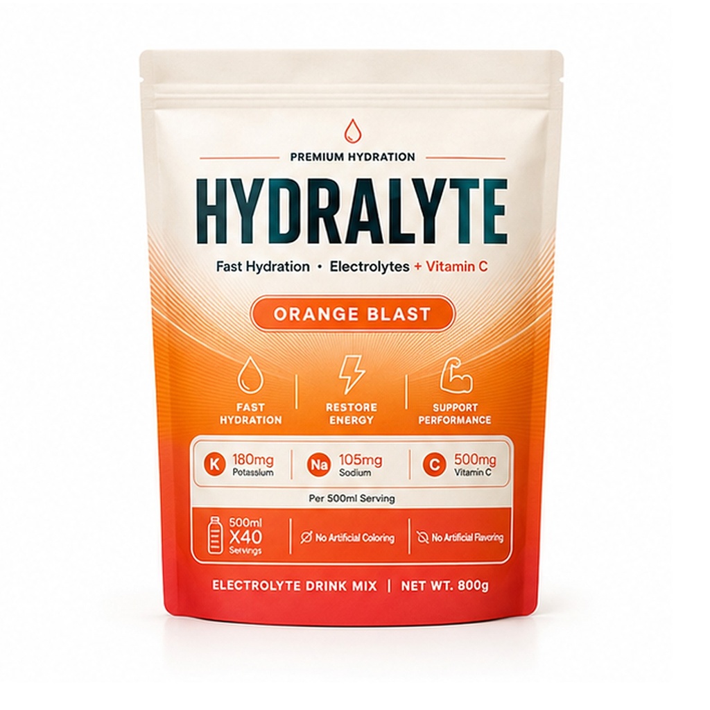Hydralyte Electrolyte Powder Orange Flavor (10x800g)