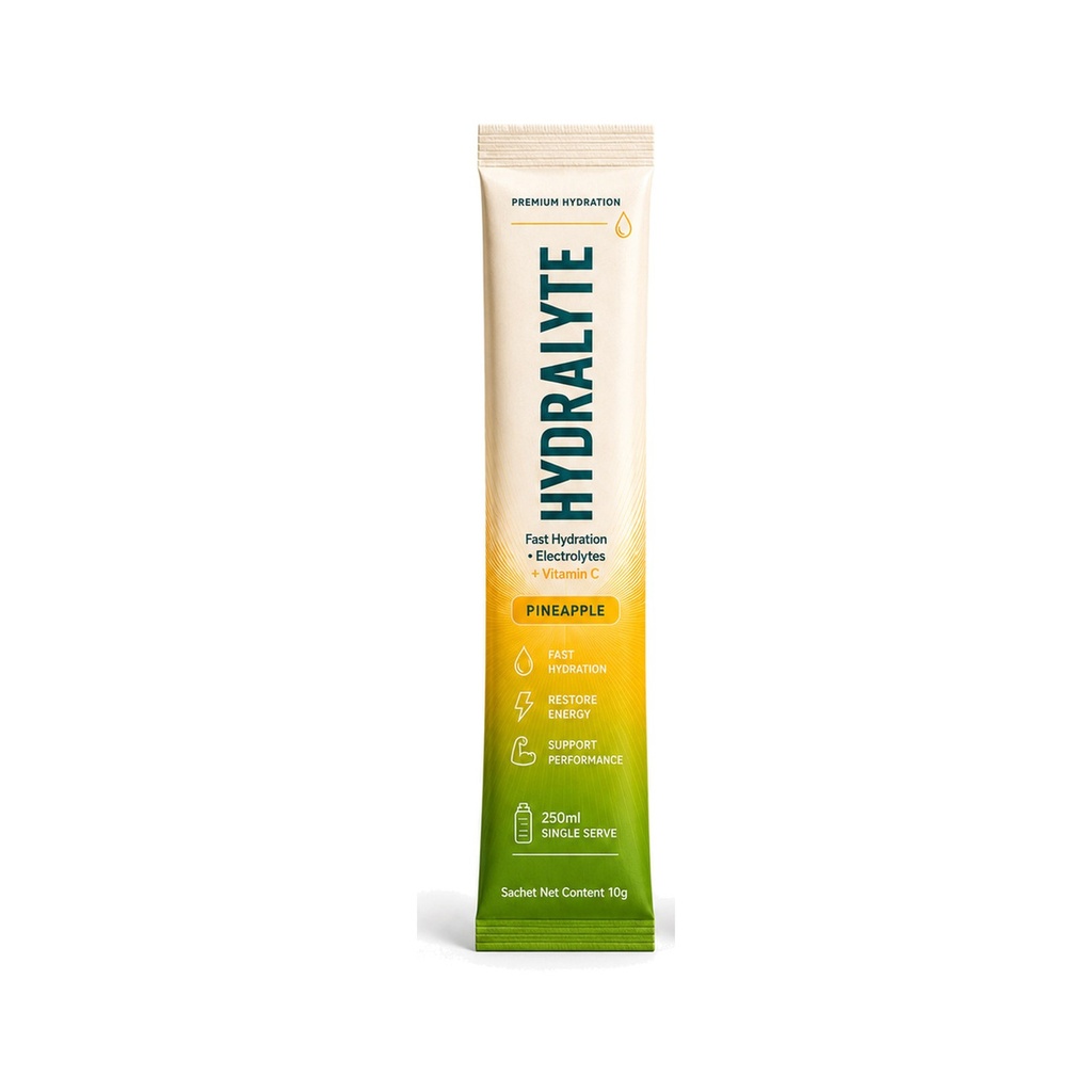 Hydralyte Electrolyte Powder Pineapple (12x25x10g)