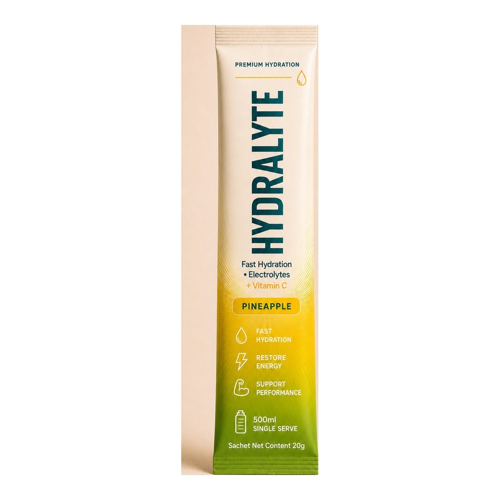 Hydralyte Electrolyte Powder Pineapple (200x20g)