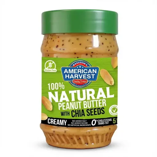 [AH-167] AH All Natural Peanut Butter Creamy W/Chia (12x510G)