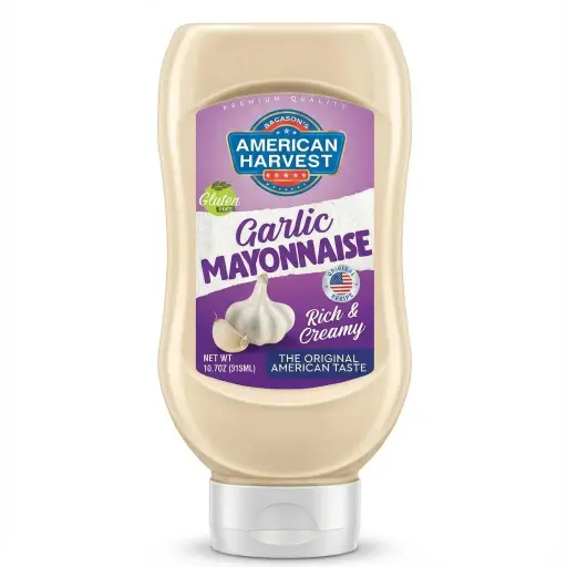 [AH-157] AH Mayonnaise - Garlic Down Squeeze (24x315ml)