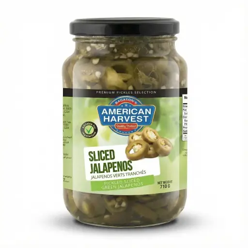 [AH-164] AH Sliced Green Jalapenos (12x710g)