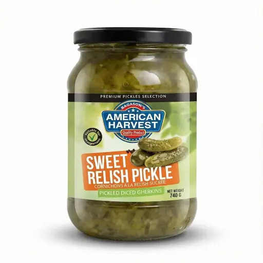 [AH-163] AH Sweet Relish Gherkins Diced Pickle (12x740g)