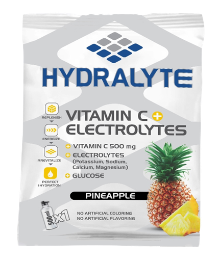 [HYD-34] Hydralyte Electrolyte Powder Pineapple (200x20g)