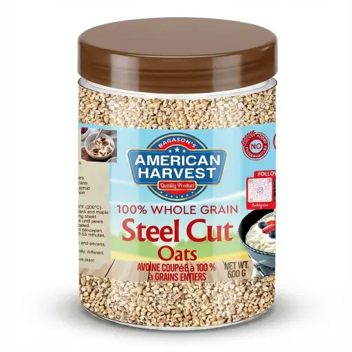 [AH-203] AH Steel Cut Oats (24x600g) Jar