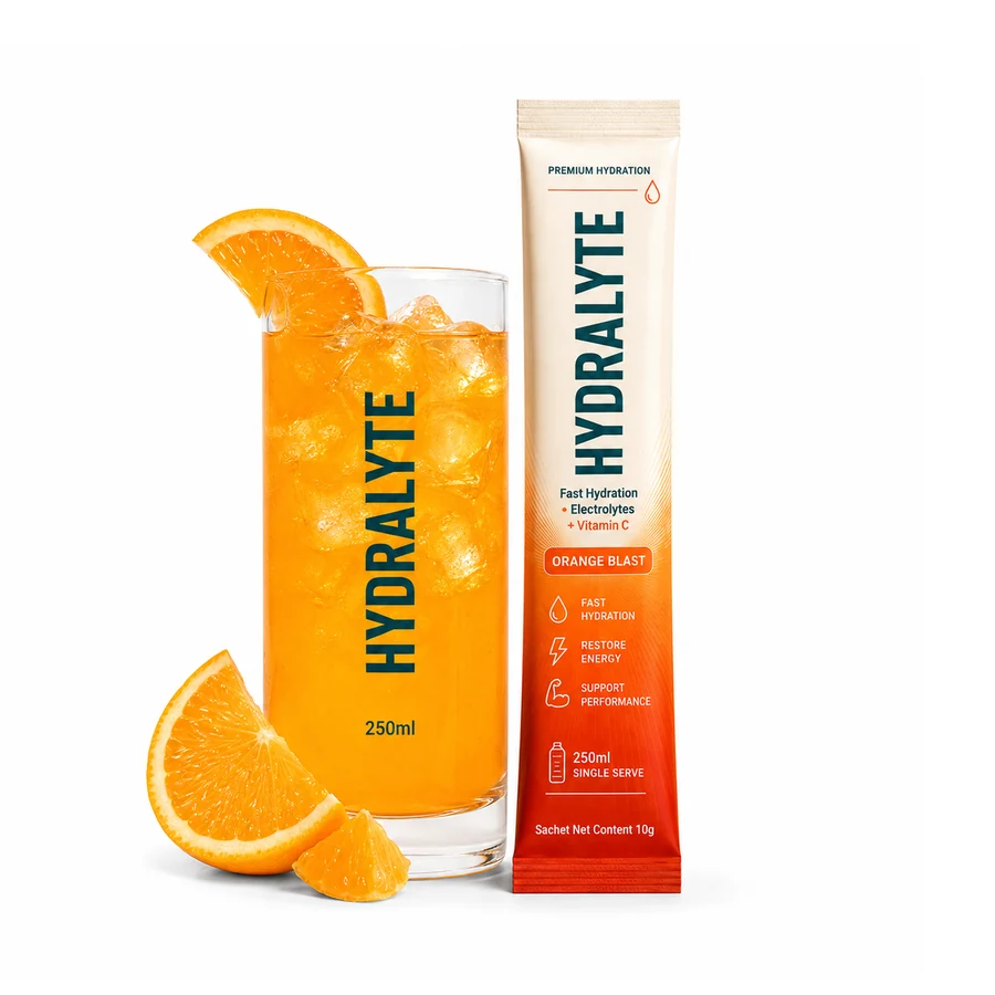 Hydralyte Orange Blast 10 g mini stick sachet
