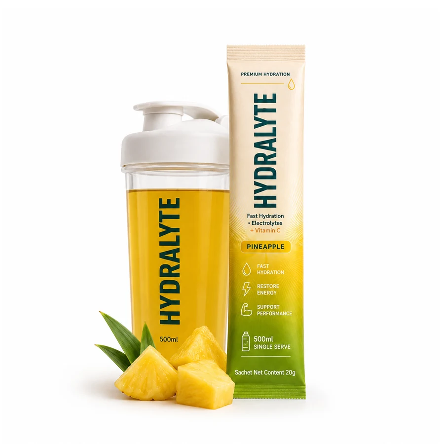 Hydralyte Pineapple 20 g single-serve stick sachet